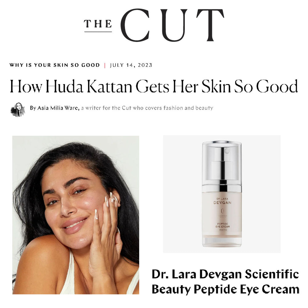 Dr. Lara Devgan's Peptide Eye Cream: Huda Kattan's Secret to Stunning Skin