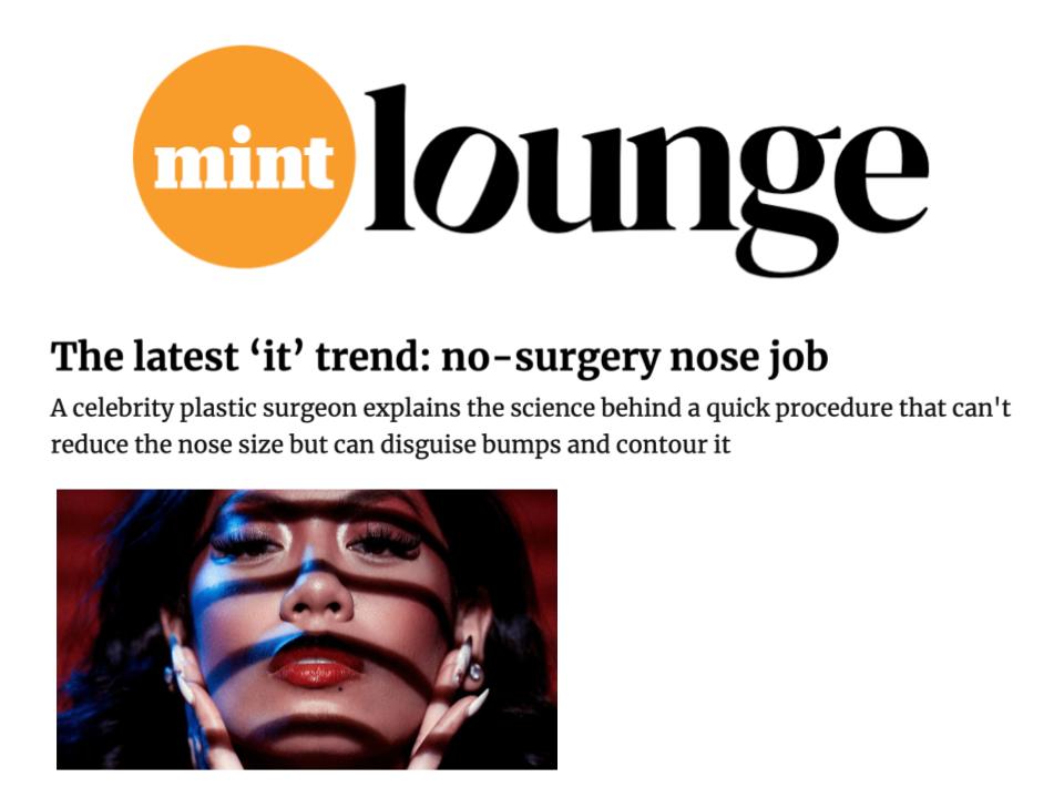 Dr. Lara Devgan and the Art of Rhinoplasty: A Masterful Blend of Science and Beauty